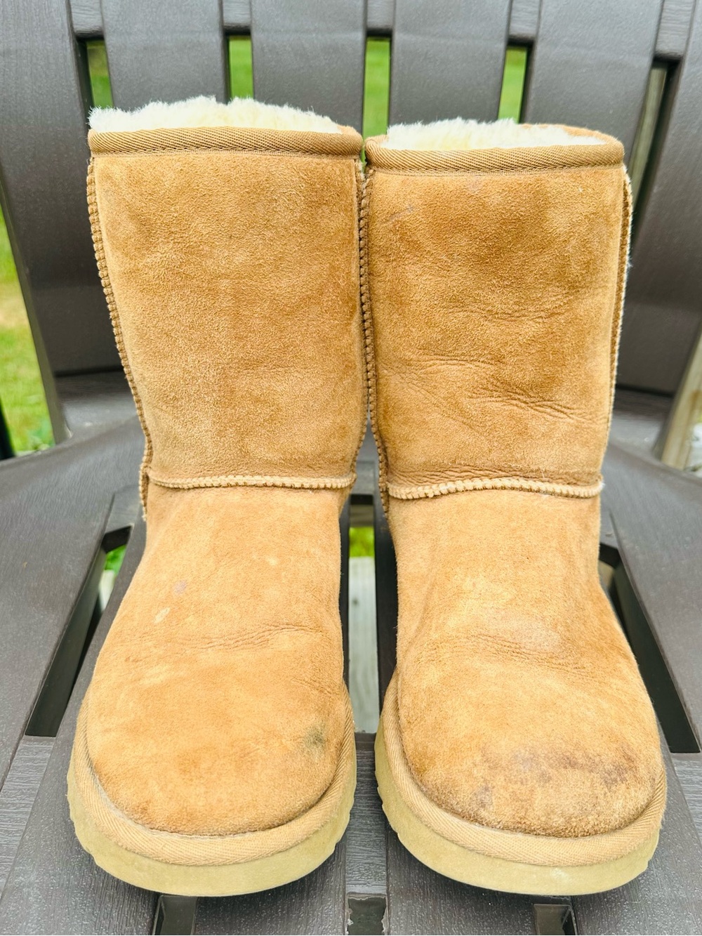 UGG Cozy Chestnut Winter Boots-Gently Worn-Size 8